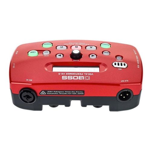 BOSS VE-5 レッド [VE-5-RD] Pedal para Vocalista Processador Vocal Boss VE-5 Vermelho - serenata