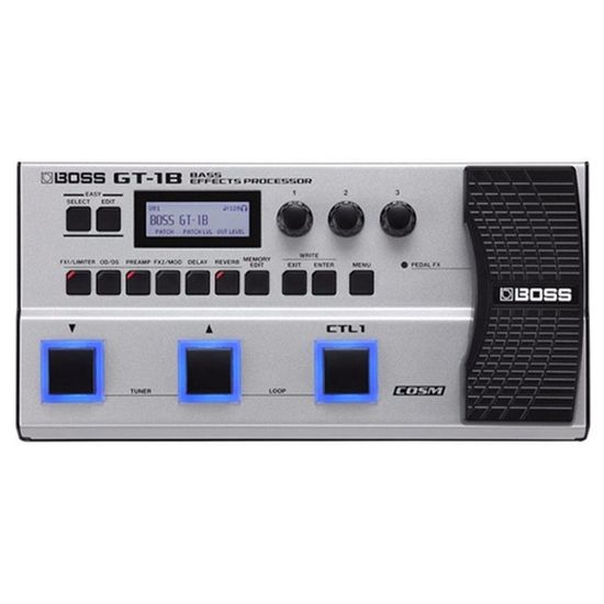 Pedaleira para Contrabaixo Processador de Efeitos Boss GT-1B