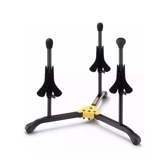 Suporte Hercules Triplo para Trompete e Corneta DS-513BB Suporte Hercules Triplo para Trompete e Corneta DS-513BB