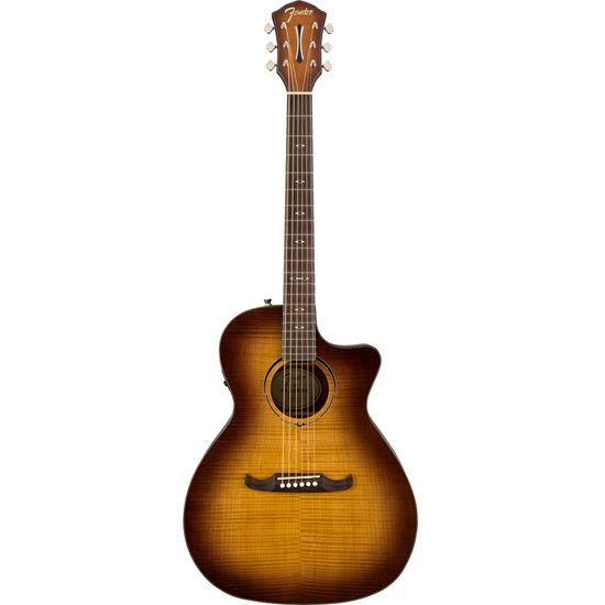 Violão Eletroacústico Aço Cutaway Fender  FA-345CE Auditorium 3-tone Tea Burst