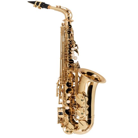 Saxofone Alto Vogga VSAS701N Laqueado Dourado Afinação em Eb Mi bemol Saxofone Alto Vogga VSAS701N Laqueado Dourado Afinação em Eb Mi bemol