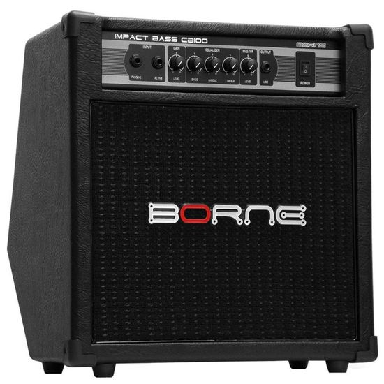 Amplificador Para Contrabaixo Combo Impact Bass CB100 Preto Amplificador Para Contrabaixo Combo Impact Bass CB100 Preto