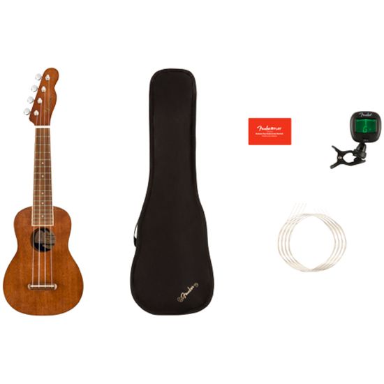 Ukulele Seaside Soprano FENDER 097-1610-022 Natural Ukulele Seaside Soprano FENDER 097-1610-022 Natural