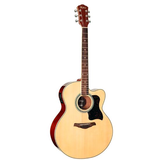 Violão Eletroacústico Mini Jumbo Hofma HMJ223 Natural
