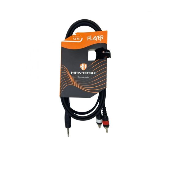Cabo de Áudio Player Hayonik P2/P2 1,8 metros Cabo de Áudio Player Hayonik P2/P2 1,8 metros