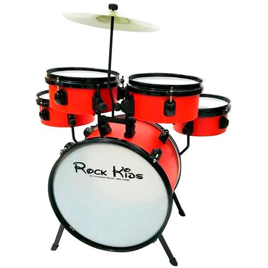 Bateria Infantil RMV PBKD14020 Vermelha