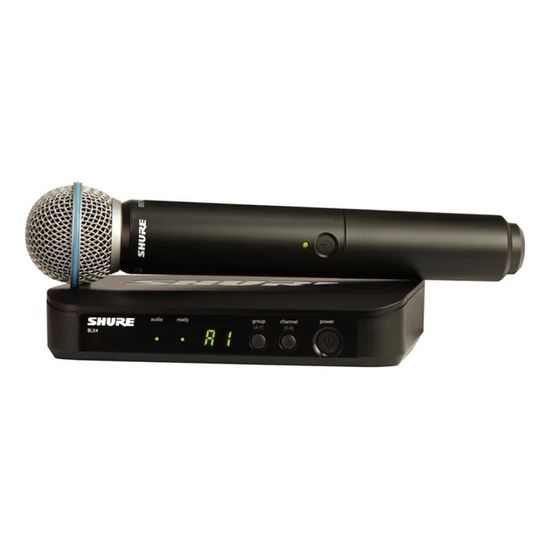 Sistema Microfone Sem Fio Shure BLX24BR/Beta 58 Sistema Microfone Sem Fio Shure BLX24BR/Beta 58