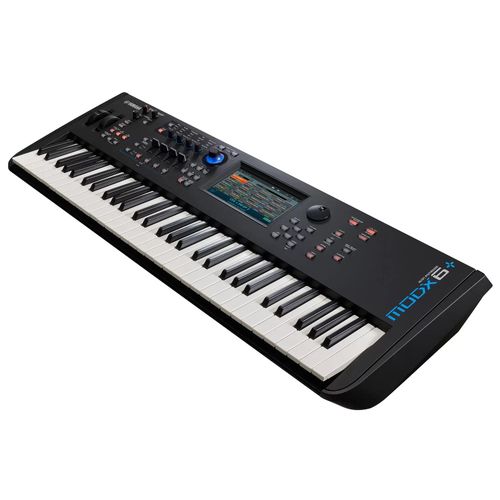 Teclado Sintetizador Yamaha MODX6+ Preto - serenata