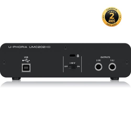 Interface de Audio Behringer UMC202HD - serenata
