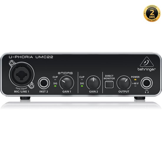 Interface de Audio Behringer UMC22 Interface de Audio Behringer UMC22
