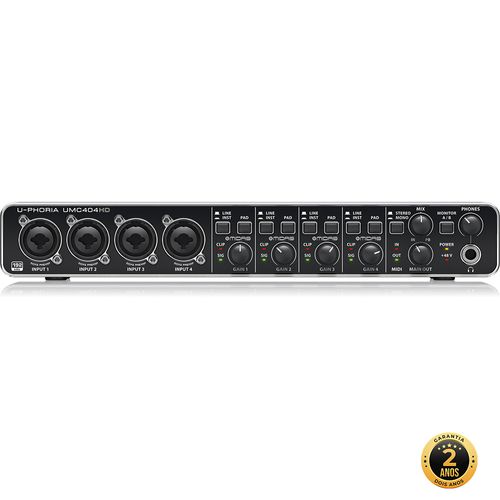 Interface Behringer UMC404HD Audio - serenata