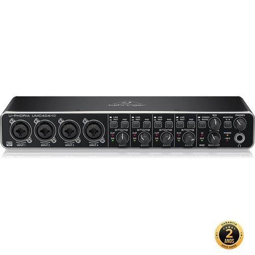 Interface Behringer UMC404HD Audio - serenata