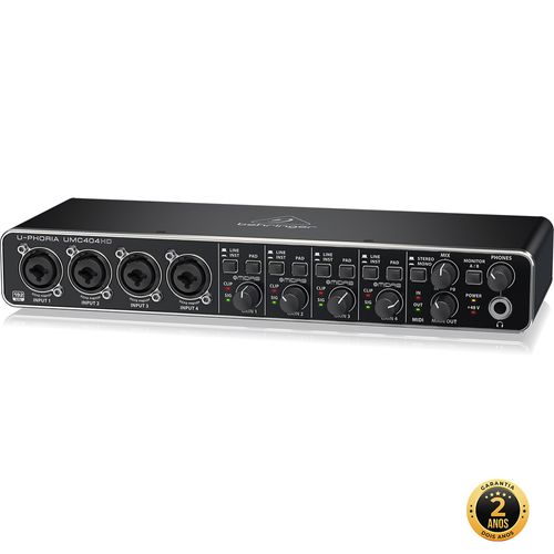 Interface Behringer UMC404HD Audio - serenata