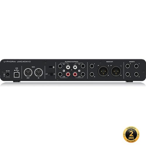 Interface Behringer UMC404HD Audio - serenata