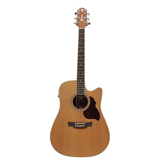 Violão Elétrico Crafter DE7N Cordas em aço - Natural Violão Elétrico Crafter DE7N Cordas em aço - Natural