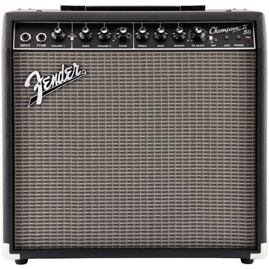 Amplificador de Guitarra Fender Champion 50 II - 120V Moderno, Leve, potente e inovador Amplificador de Guitarra Fender Champion 50 II - 120V Moderno, Leve, potente e inovador