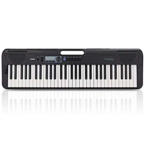 Teclado Casio CT-S300BK Com Fonte e Porta Partitura - serenata