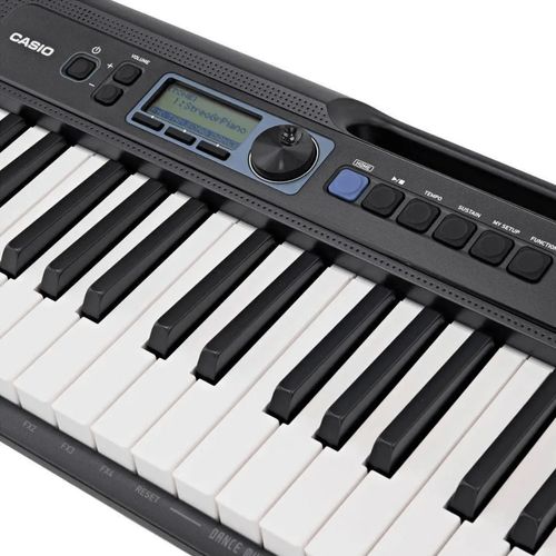 Teclado Casio CT-S300BK Com Fonte e Porta Partitura - serenata