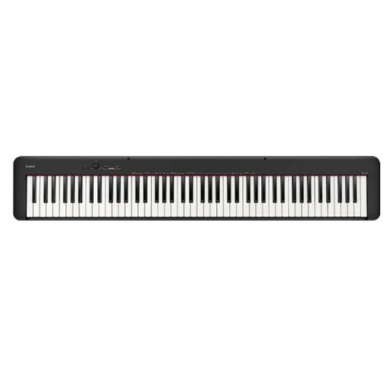 Piano Digital Casio CDP S110 Preto Com Fonte Pedal e Porta Partitura Piano Digital Casio Cdp-S110 Preto 88 Teclas Com Pedal e Estante Porta Partitura