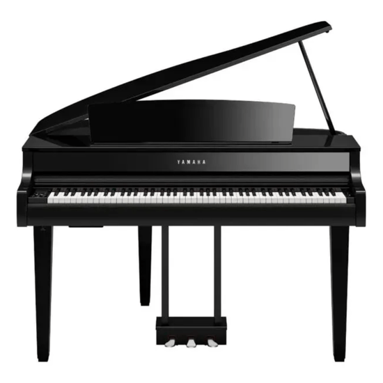 Piano Digital Yamaha Clavinova CLP 865GP de Cauda Preto