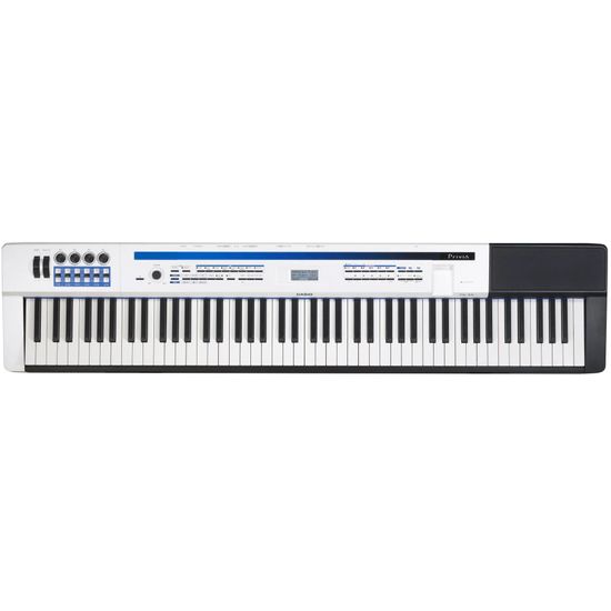 Piano Digital Casio PX5S WE Privia Pro Com Fonte e Pedal