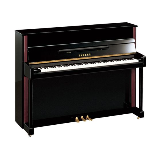 Piano Acústico Vertical Yamaha JX113TPE Cor Preto Polido