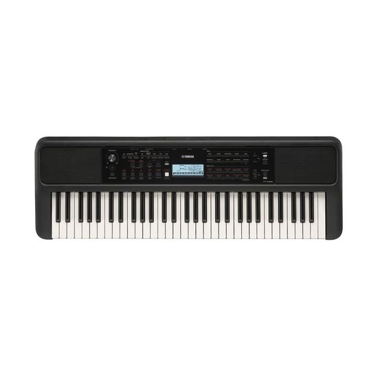 Teclado Yamaha PSR E383 Com Fonte e Porta Partitura