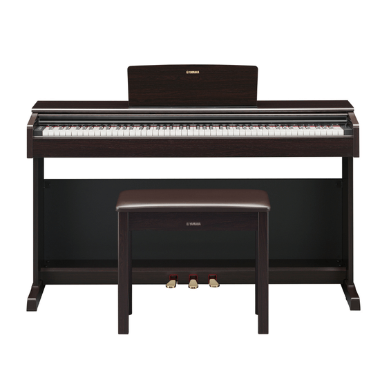 Piano Digital Yamaha YDP 145R Arius Cor Dark Rosewood