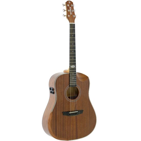 Violão Strinberg Elétrico De Aço SD301HCR Galaxy Cor Mahogany Satin