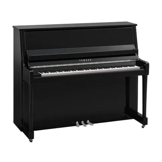 Piano Acústico Vertical Yamaha B30 PEC Cor Preto Polido Cromado