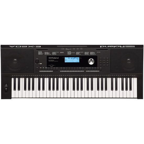 Teclado Roland Arranjador EX20A Com Fonte e Porta Partitura