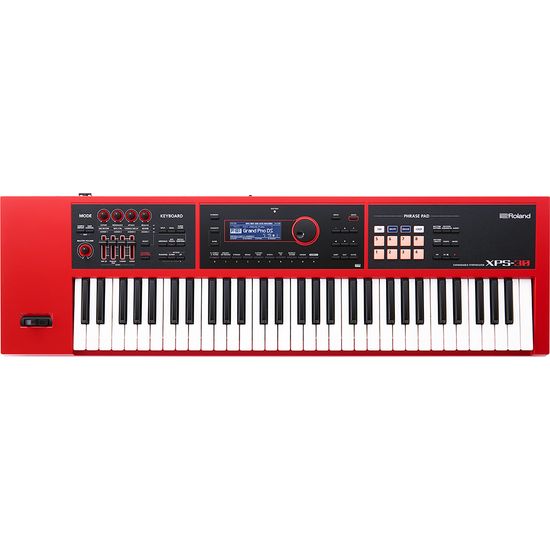 Teclado Roland Sintetizador XPS30 RD Cor Vermelho Com Fonte