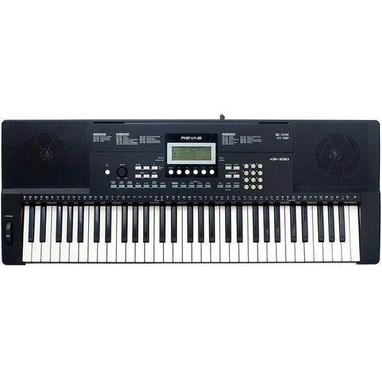 Teclado Revas Arranjador KB330 Com Fonte e Porta Partitura