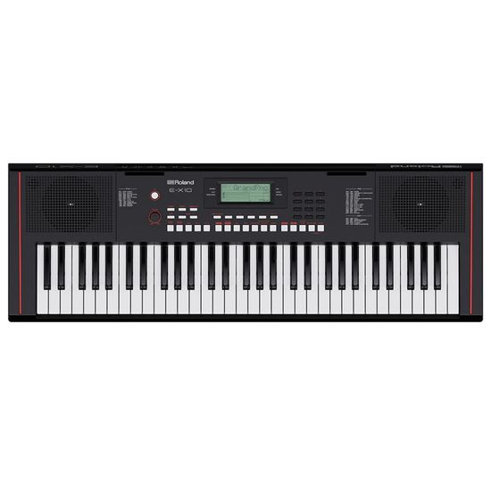 Teclado Roland Arranjador EX10 Com Fonte e Porta Partitura
