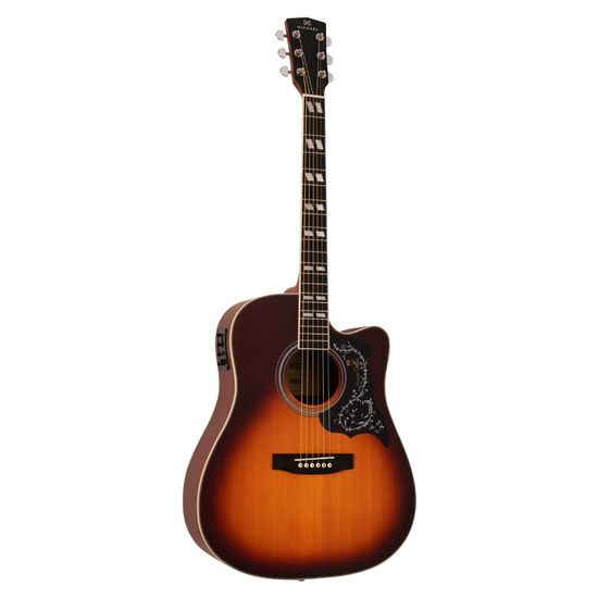 Violão Michael Elétrico De Aço VMF420 Freebird Cor Satin Sunburst