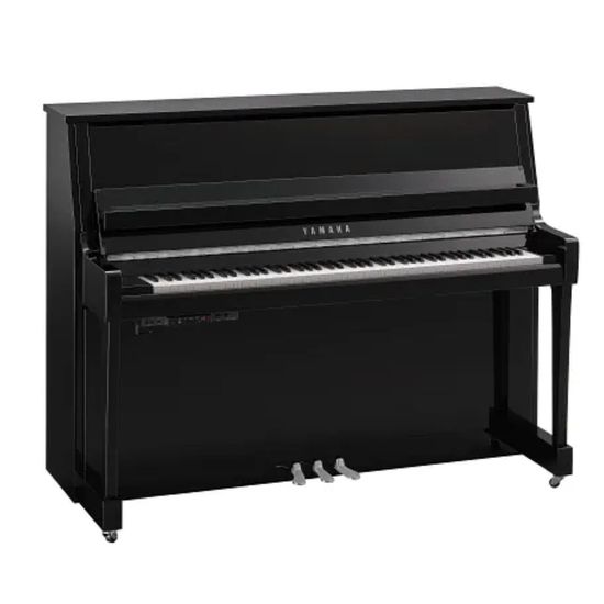 Piano Acústico Vertical Yamaha B20 TC3 PEC TransAcustic Preto Polido Cromado