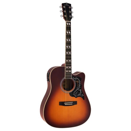 Violão Michael Elétrico De Aço VMF430 Freebird Cor Satin Sunburst