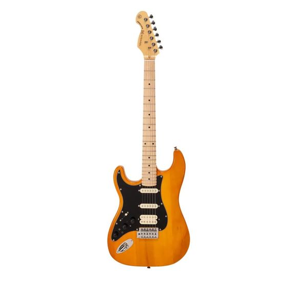 Guitarra Michael Canhoto GMS250LH Stratocaster Cor Âmbar