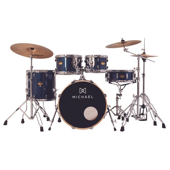 Bateria Acústica Michael DMB520 Legacy Birch Cor Deep Blue
