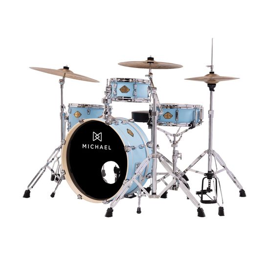 Bateria Acústica Michael DML410 Legacy Slim Cor Vintage Blue