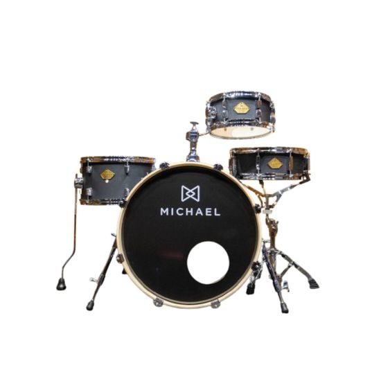 Bateria Acústica Michael DML410 Legacy Slim Cor Matte Black