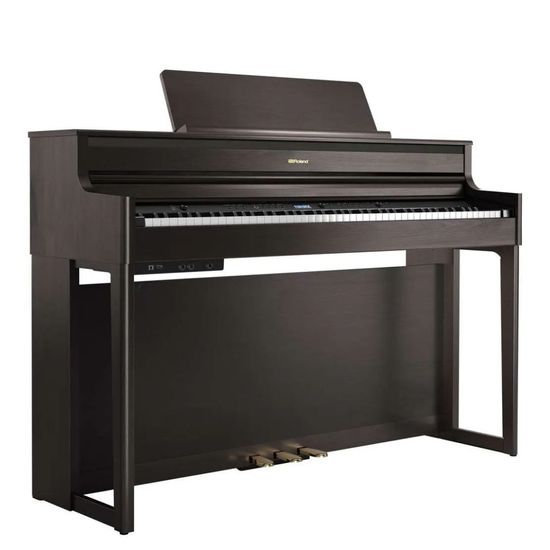 Piano Digital Roland HP704 DR Cor Marrom