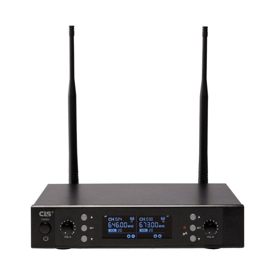 Microfone CLS CW302 Sem Fio Duplo de Mão