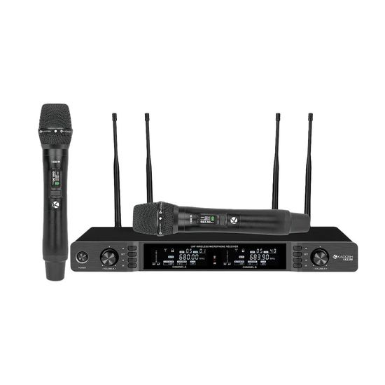 Microfone Kadosh K622M Duplo De Mão Sem Fio