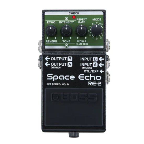 Pedal Boss RE2 Space Echo para Guitarra