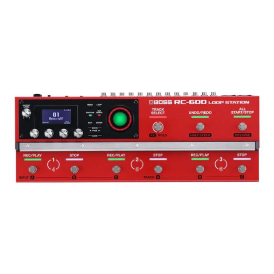 Pedaleira Boss RC600 Loop Station Para Guitarra