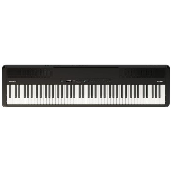 Piano Digital Roland FP40 BK Cor Preta