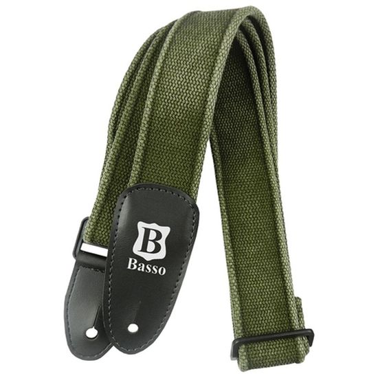 Correia Basso Extravaganza EX-02 Verde Oliva Para Guitarra Violão Baixo Correia Basso Extravaganza EX-02 Verde Oliva Para Guitarra Violão Baixo