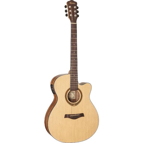 Violão Elétrico Aço Mini Jumbo Hofma HMA295 STNT Natural Satin Violão Elétrico Aço Mini Jumbo Hofma HMA295 STNT Natural Satin