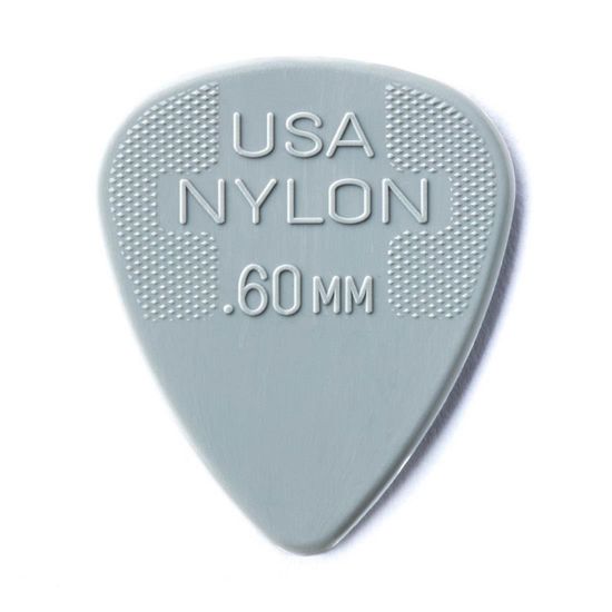 Palheta Dunlop Nylon Standard 0,60MM - Cinza Claro